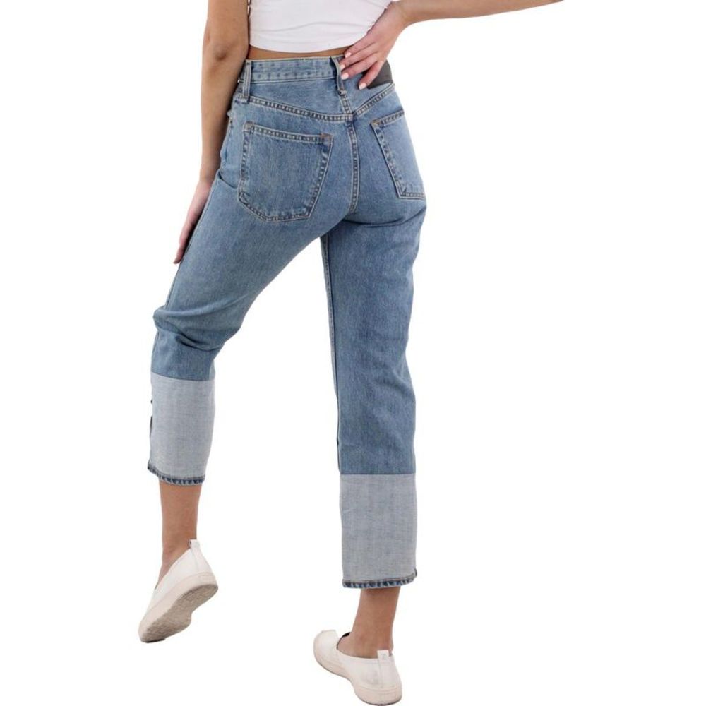 Rag & Bone Womens Maya Blue High Rise Ankle Denim Straight Leg Jeans NWOT - Picture 2 of 3